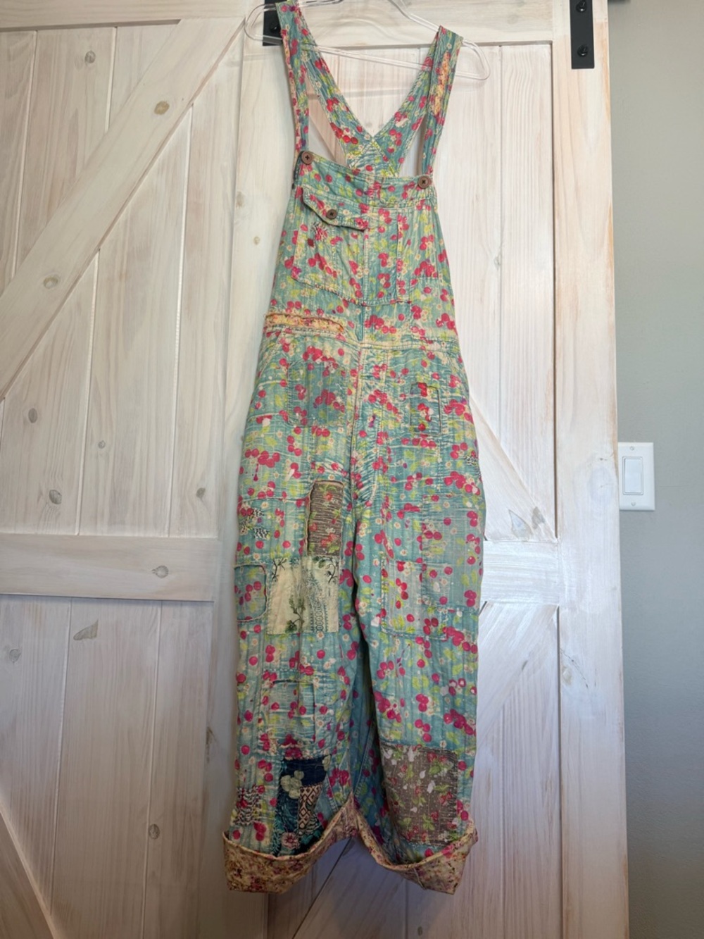 MAGNOLIA PEARL LOVE RARE CHERRY BLOSSOM OVERALLS OS - Picture 16 of 16